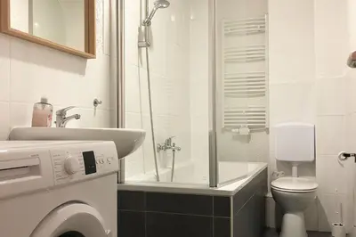 Ein Badezimmer in der Unterkunft cozy Apartments with WiFi