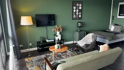 TV/Unterhaltungsangebot in der Unterkunft BOSTEL 54 - Apartment, Altstadt, Aufzug, Hunde willkommen
