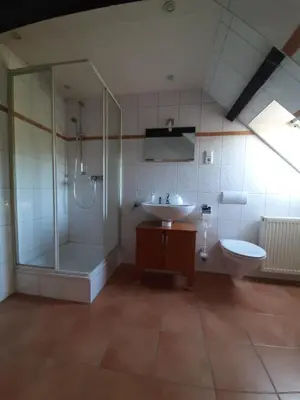 Ein Badezimmer in der Unterkunft Hotel Das Kemperdick