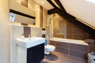 Ein Badezimmer in der Unterkunft Hotel Das Kemperdick