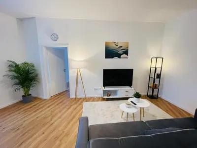 TV/Unterhaltungsangebot in der Unterkunft schönes Apartment - Netflix-Nespresso