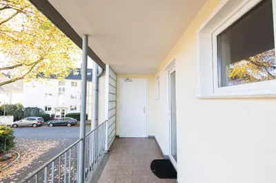 Das Gebäude in dem sich die Ferienwohnung befindet