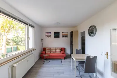 Ein Sitzbereich in der Unterkunft Exclusive Home Feeling Flat