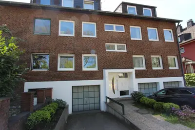 Das Gebäude in dem sich die Ferienwohnung befindet