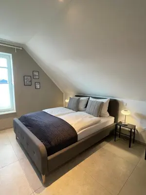 Ein Bett oder Betten in einem Zimmer der Unterkunft Privatzimmer Steinmetz in Reken