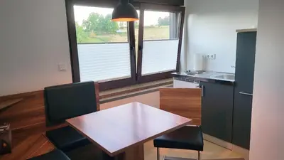 Küche/Küchenzeile in der Unterkunft Haus Drebes