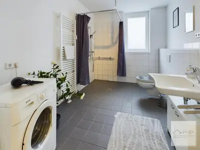 Ein Badezimmer in der Unterkunft Sonnenschein Appartement in Wuppertal