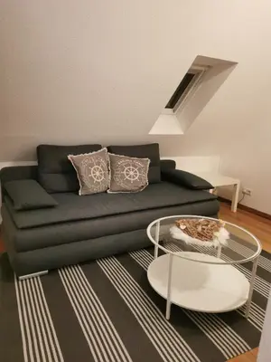 Ein Sitzbereich in der Unterkunft Ferienwohnungen Recklinghausen-Nord