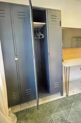 Grundriss der Unterkunft Ruhiges Naturparadies für 4 mit Küche Schreibtisch und Boxbett