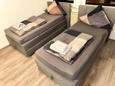 Grundriss der Unterkunft Monteurwohnung 4 Schlafzimmer