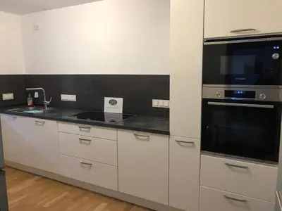 Küche/Küchenzeile in der Unterkunft Haus am Mühlenkämpchen Wiesengrund