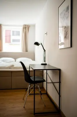 Ein Bett oder Betten in einem Zimmer der Unterkunft Old Town Apartment 2 rooms/baths