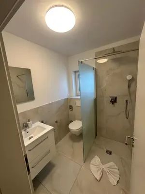 Ein Badezimmer in der Unterkunft Villa Hilden