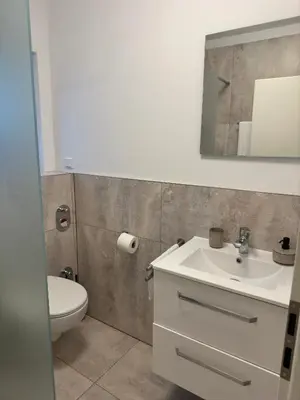 Ein Badezimmer in der Unterkunft Villa Hilden