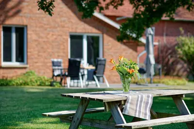 Ein Garten an der Unterkunft Ferienhaus Mein Stall