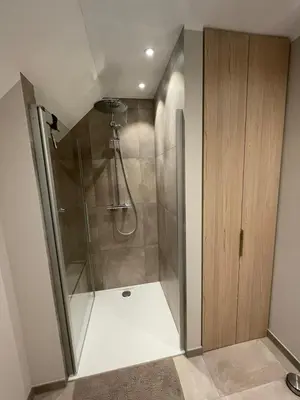 Ein Badezimmer in der Unterkunft Ferienhaus Mein Stall