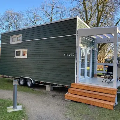 Tiny House Stever im PIER9 Tiny House Hotel