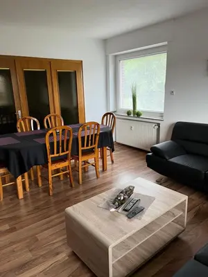 Ein Sitzbereich in der Unterkunft Apartment Geronimo