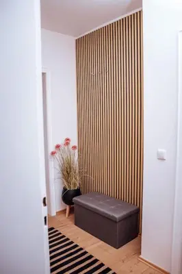 Ein Sitzbereich in der Unterkunft Green & Modern - City - Netflix - WiFi - 2 Person
