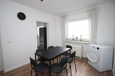 Ein Sitzbereich in der Unterkunft Cozy Apartment with Balcony