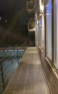 Ein Balkon oder eine Terrasse in der Unterkunft 3 Zimmer Wohnung - Keine Party Wohnung ! 6 Personen