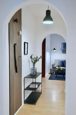 Ein Bett oder Betten in einem Zimmer der Unterkunft SAPPHIRE APARTMENT: FREE PARKING + NETFLIX + BATHTUB