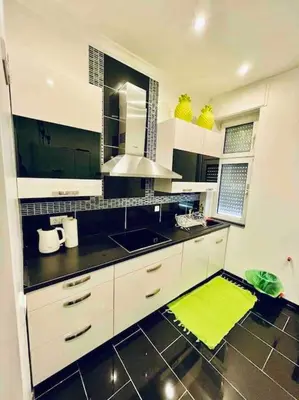 Küche/Küchenzeile in der Unterkunft Modernes Appartement in guter Lage in Essen (Messe Essen, Uni-Klinikum)