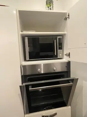 Küche/Küchenzeile in der Unterkunft Modernes Appartement in guter Lage in Essen (Messe Essen, Uni-Klinikum)