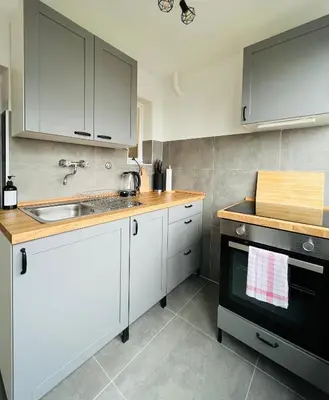 Küche/Küchenzeile in der Unterkunft Sali - Apartment Essen - Comfort