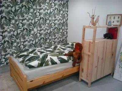 Ein Bett oder Betten in einem Zimmer der Unterkunft Ferienwohnung CoCo