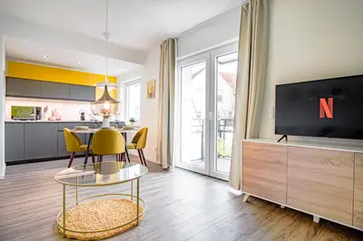 Küche/Küchenzeile in der Unterkunft HOMEFY - Come Together Apartment