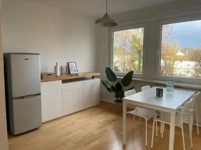 Küche/Küchenzeile in der Unterkunft Ruhig und zentral wohnen! MA3R