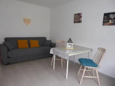Ein Sitzbereich in der Unterkunft City-Apartment Lüdenscheid