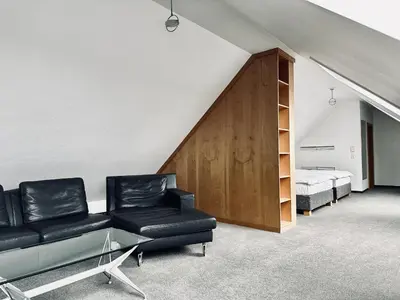 Ein Sitzbereich in der Unterkunft AvidonApartments