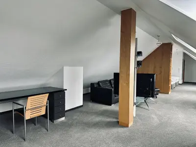 Ein Sitzbereich in der Unterkunft AvidonApartments