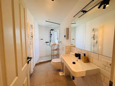Ein Badezimmer in der Unterkunft Klassen Stay - Design Apartments - Zentral und 4km zur Messe