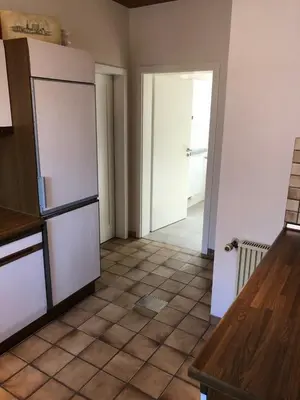 Küche/Küchenzeile in der Unterkunft Ferienwohnung Ostendorf