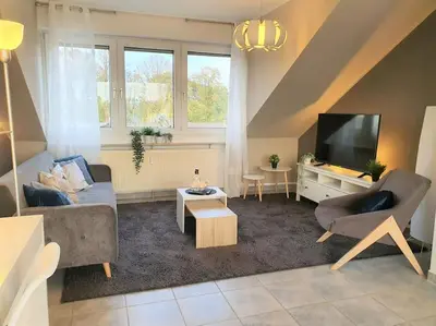 TV/Unterhaltungsangebot in der Unterkunft Modernes und ruhiges Appartement mit Loggia