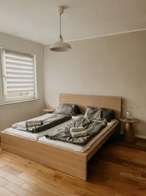 Ein Bett oder Betten in einem Zimmer der Unterkunft Zentrale 88qm mit Nähe zur Messe Essen! MA2L