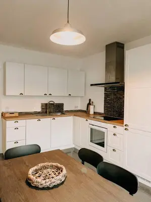 Küche/Küchenzeile in der Unterkunft Zentrale 88qm mit Nähe zur Messe Essen! MA2L