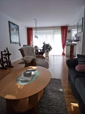 Ein Sitzbereich in der Unterkunft Hochwertige 85qm-Wohnung in Wuppertal-Vohwinkel