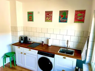 Küche/Küchenzeile in der Unterkunft Zuhause im Ruhrgebiet