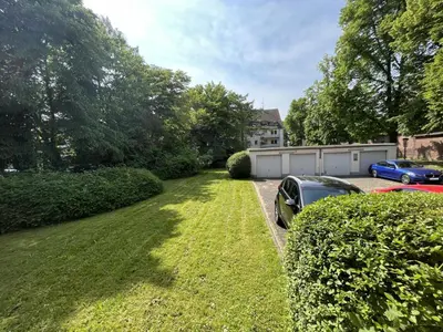 Ein Garten an der Unterkunft Dein Flughafen Messe Apartment nahe Düsseldorf 2