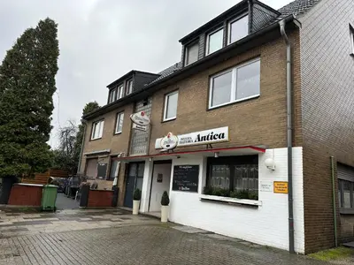 Das Gebäude in dem sich die Ferienwohnung befindet