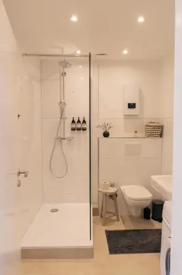 Ein Badezimmer in der Unterkunft FeelsLikeHome - Traumhafte zentrumsnahe Wohnung mit Balkon&Parkplatz