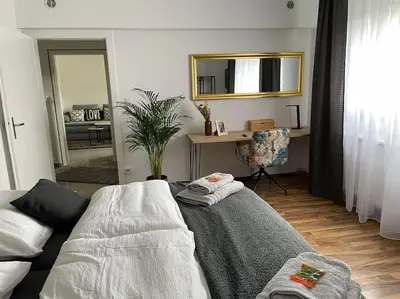 Ein Bett oder Betten in einem Zimmer der Unterkunft SANO - Hagen- Ascheroth