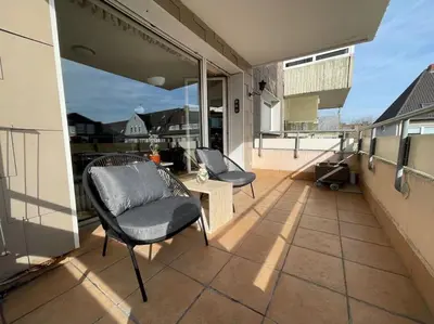 Ein Balkon oder eine Terrasse in der Unterkunft Relax Center Suite