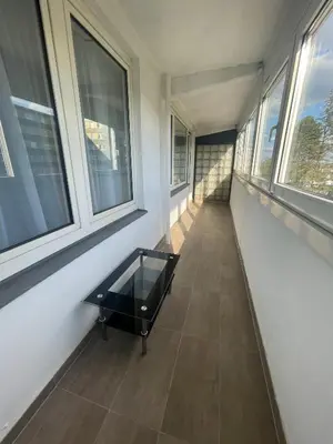 Ein Balkon oder eine Terrasse in der Unterkunft Monteurwohnung für 5 Personen, Marl