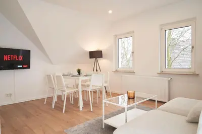 TV/Unterhaltungsangebot in der Unterkunft Juno Living - Witten Apartmenthaus