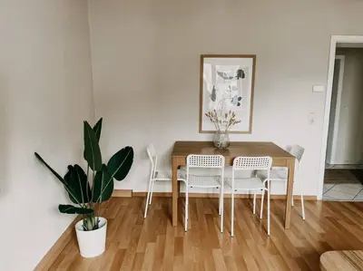 Ein Sitzbereich in der Unterkunft Im Herzen Essens! Zentral, Messe Uniklinikum nah! HO2L